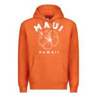 Carrot hawaii flower for women hibiscus maui hawaii t shirt Premium Hoodie - linhVisuals