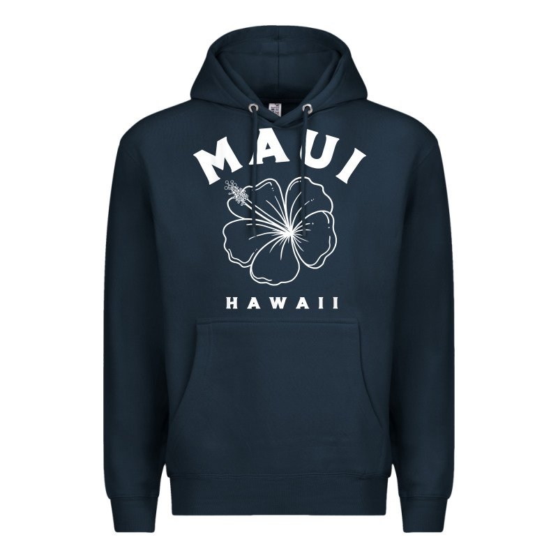 Hawaii Flower For Women Hibiscus Maui Hawaii T Shirt Premium Hoodie by linhVisuals | Teevron