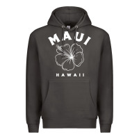 Smoke hawaii flower for women hibiscus maui hawaii t shirt Premium Hoodie - linhVisuals
