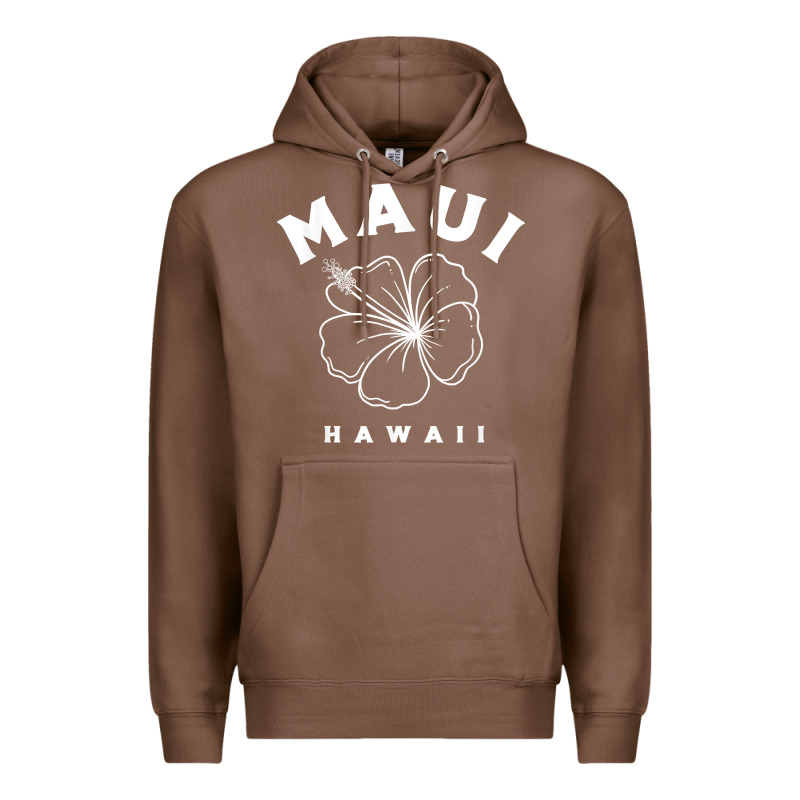 Hawaii Flower For Women Hibiscus Maui Hawaii T Shirt Premium Hoodie by linhVisuals | Teevron