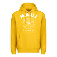 Lemon hawaii flower for women hibiscus maui hawaii t shirt Premium Hoodie - linhVisuals
