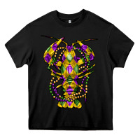 Black mardi gras crawfish Heavy Core Tee - FaDigitalArtStudio
