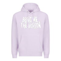 Lilac be happy Premium Hoodie - linhVisuals