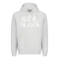 Dove Grey be happy Premium Hoodie - linhVisuals