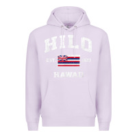 Lilac hilo hawaii hi vintage state athletic style t shirt Premium Hoodie - linhVisuals