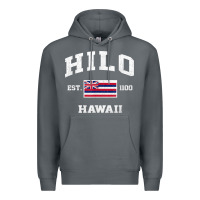 Rock hilo hawaii hi vintage state athletic style t shirt Premium Hoodie - linhVisuals