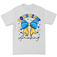 Dove Grey Down Right Amazing Premium Tee - CowhideDigitalArt