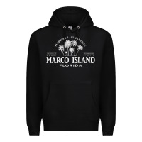Black marco island fl florida's last paradise paradise coast raglan baseball Premium Hoodie - linhVisuals