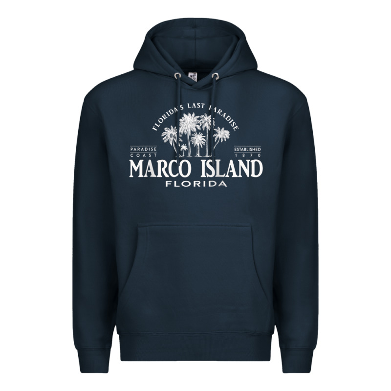 Marco Island Fl Florida's Last Paradise Paradise Coast Raglan Baseball Premium Hoodie by linhVisuals | Teevron