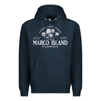 Navy marco island fl florida's last paradise paradise coast raglan baseball Premium Hoodie - linhVisuals