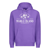 Purple marco island fl florida's last paradise paradise coast raglan baseball Premium Hoodie - linhVisuals
