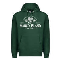 Sports Green marco island fl florida's last paradise paradise coast raglan baseball Premium Hoodie - linhVisuals