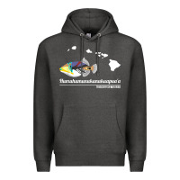 Charcoal Heather humuhumunukunukuapua'a hawaii state fish t shirt Premium Hoodie - linhVisuals