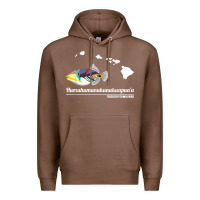Chestnut humuhumunukunukuapua'a hawaii state fish t shirt Premium Hoodie - linhVisuals
