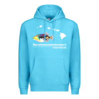 Ocean Blue humuhumunukunukuapua'a hawaii state fish t shirt Premium Hoodie - linhVisuals