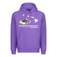 Purple humuhumunukunukuapua'a hawaii state fish t shirt Premium Hoodie - linhVisuals