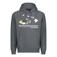 Rock humuhumunukunukuapua'a hawaii state fish t shirt Premium Hoodie - linhVisuals