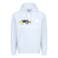 White humuhumunukunukuapua'a hawaii state fish t shirt Premium Hoodie - linhVisuals
