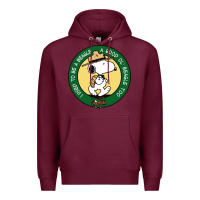 Burgundy beagle scout patrol wood badge Premium Hoodie - linhVisuals