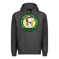 Charcoal Heather beagle scout patrol wood badge Premium Hoodie - linhVisuals