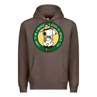Coffee beagle scout patrol wood badge Premium Hoodie - linhVisuals
