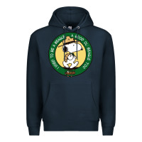 Navy beagle scout patrol wood badge Premium Hoodie - linhVisuals
