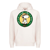 Pale Pink beagle scout patrol wood badge Premium Hoodie - linhVisuals