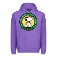 Purple beagle scout patrol wood badge Premium Hoodie - linhVisuals