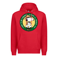 Red beagle scout patrol wood badge Premium Hoodie - linhVisuals