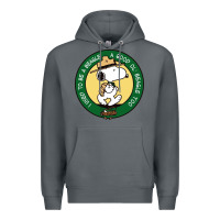 Rock beagle scout patrol wood badge Premium Hoodie - linhVisuals