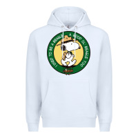 White beagle scout patrol wood badge Premium Hoodie - linhVisuals