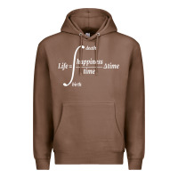Chestnut math teacher integral of life happiness time geeky math Premium Hoodie - linhVisuals
