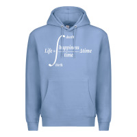 Colony Blue math teacher integral of life happiness time geeky math Premium Hoodie - linhVisuals