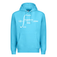 Ocean Blue math teacher integral of life happiness time geeky math Premium Hoodie - linhVisuals