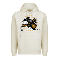 Oatmeal Heather Dirty honey Premium Hoodie - linhVisuals
