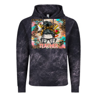 Cloud Black teacher messy bun tumbler Vintage Hoodie - BarkalooDesign