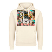 Vintage Artic teacher messy bun tumbler Vintage Hoodie - BarkalooDesign