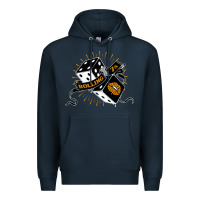 Navy Dirty honey Premium Hoodie - linhVisuals