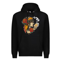 Black Dirty honey Premium Hoodie - linhVisuals