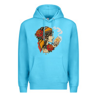 Ocean Blue Dirty honey Premium Hoodie - linhVisuals