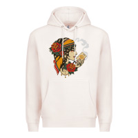 Pale Pink Dirty honey Premium Hoodie - linhVisuals
