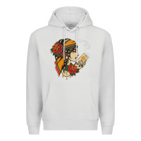 Dove Grey Dirty honey Premium Hoodie - linhVisuals