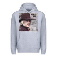 Heather Grey charlie rich   behind closed doors Premium Hoodie - linhVisuals
