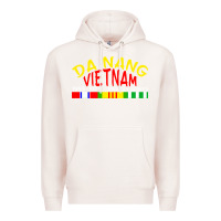 Pale Pink da nang vietnam war veteran military Premium Hoodie - linhVisuals