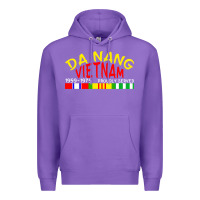 Purple da nang vietnam war veteran military Premium Hoodie - linhVisuals