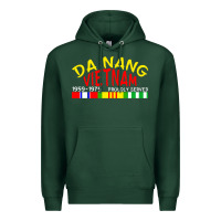Sports Green da nang vietnam war veteran military Premium Hoodie - linhVisuals