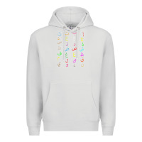 Dove Grey funny teachers, 28 arabic alphabet arabian letters birthday Premium Hoodie - linhVisuals