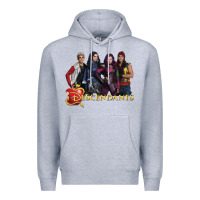 Heather Grey descendants poster Premium Hoodie - linhVisuals