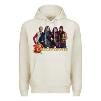 Oatmeal Heather descendants poster Premium Hoodie - linhVisuals