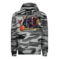 Slate Camo descendants poster Premium Hoodie - linhVisuals